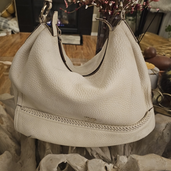 MCM White Leather Hobo Bag - Picture 3 of 15
